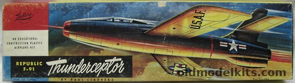 Lindberg 1/48 Republic F-91 Thunderceptor / XF-91, 513-98 plastic model kit